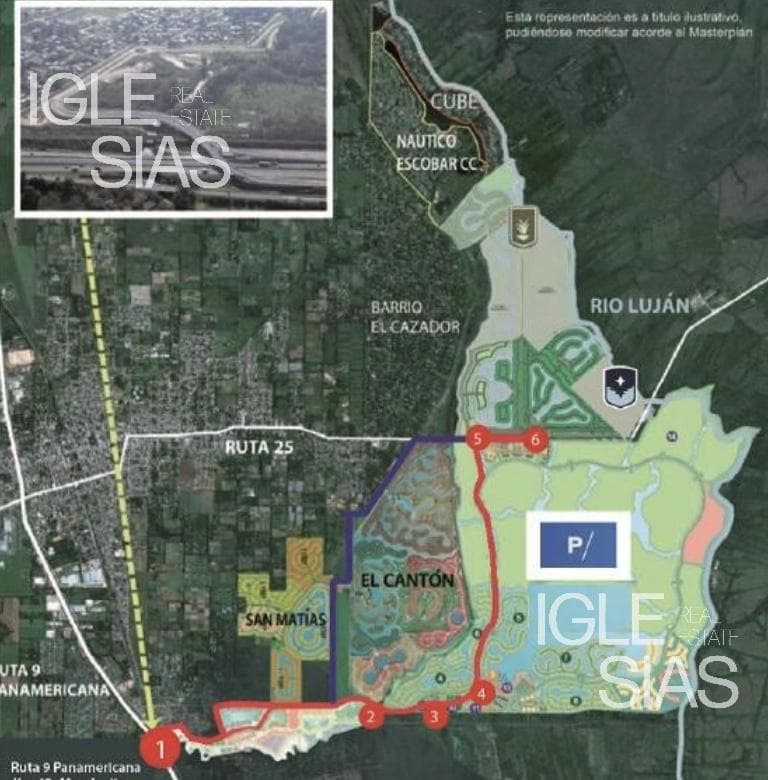 Lote al río en El Naudir Aguas Privadas — foto 3